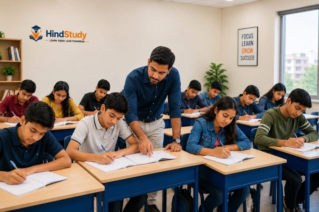 Academic classes at Hind Study in Sagarpur and dabri mor sitapuri